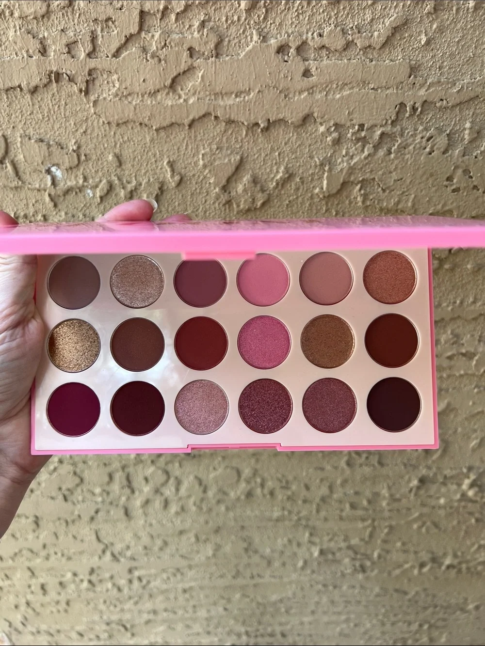 Morphe Va Va Bloom Eyeshadow Palette Purple Highlighter Pink Mauve Brown Fall